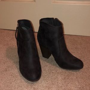 Faux Suede booties